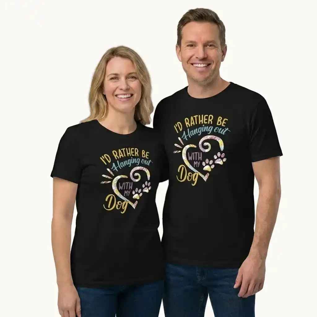 I'd Rather Be Hanging Out with My Dog T-Shirt