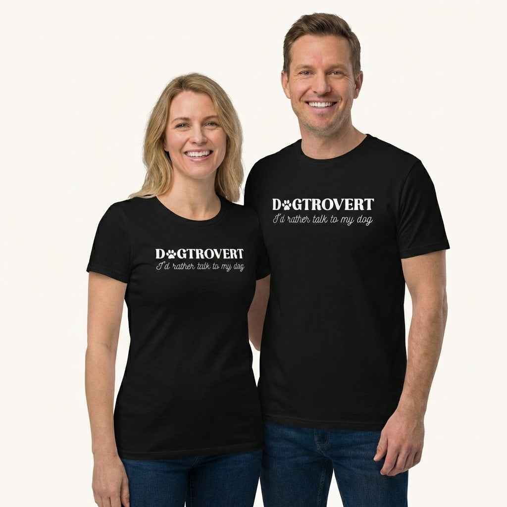 Dogtrovert I'd Rather Talk to My Dog T-Shirt