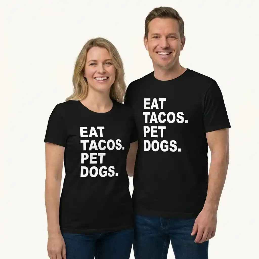 Eat Tacos Pet Dogs T-Shirt