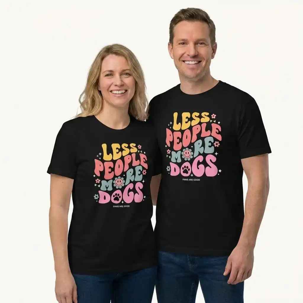 Less People More Dogs T-Shirt