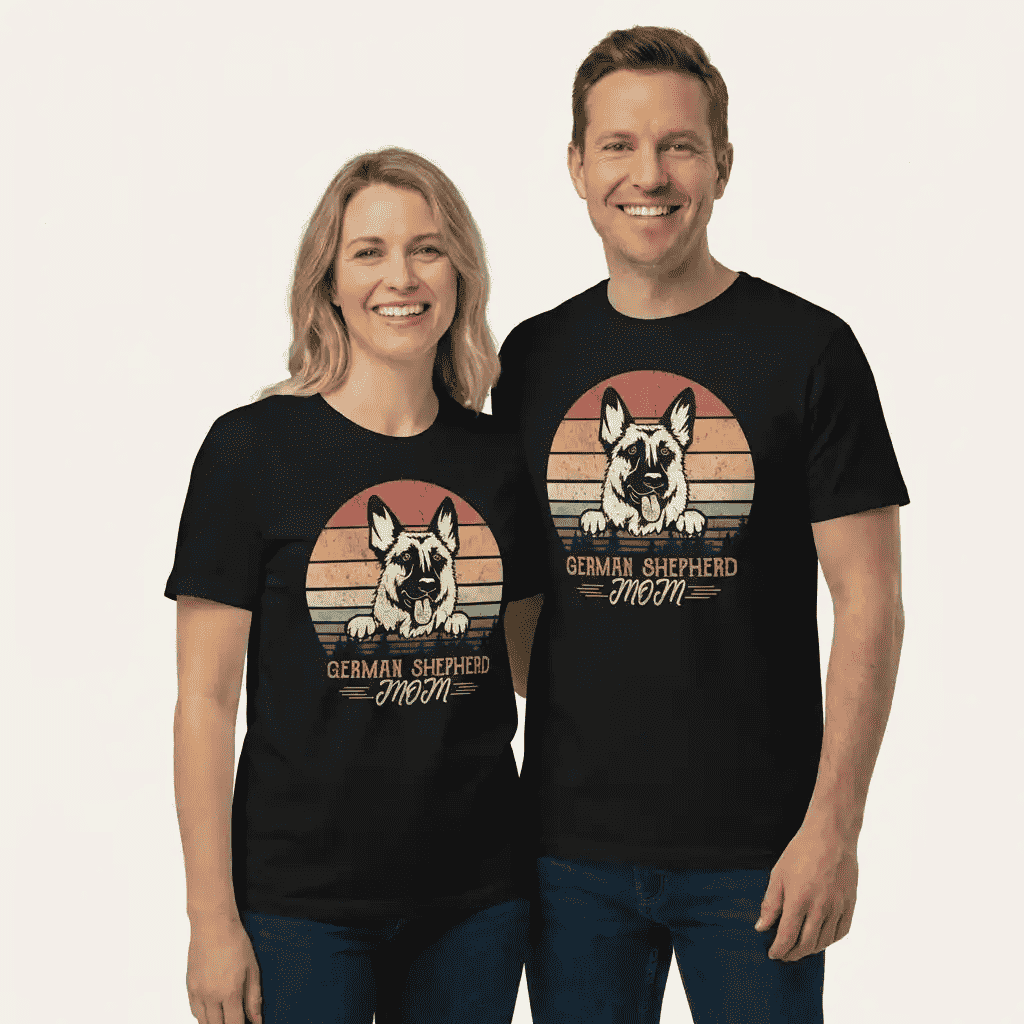 German Shepherd Dog Mom T-Shirt