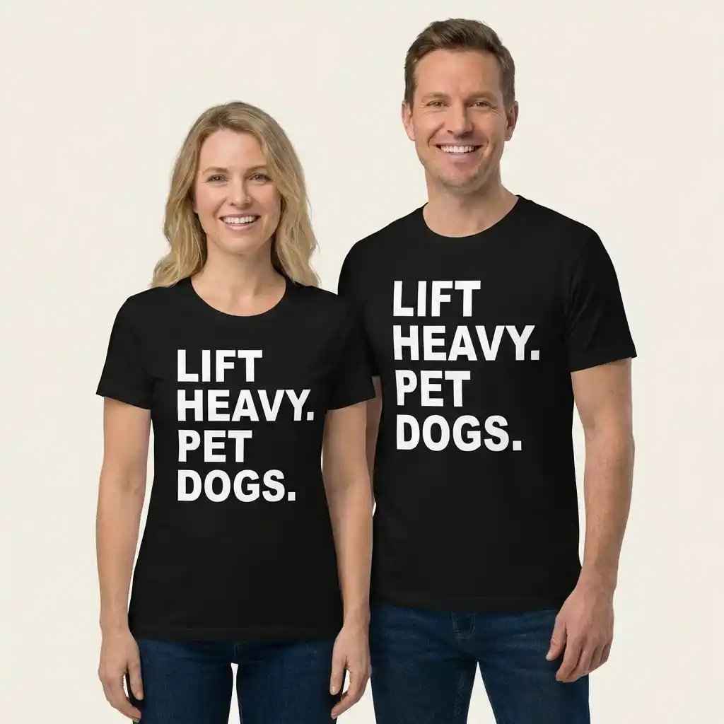 Lift Heavy Pet Dogs T-Shirt