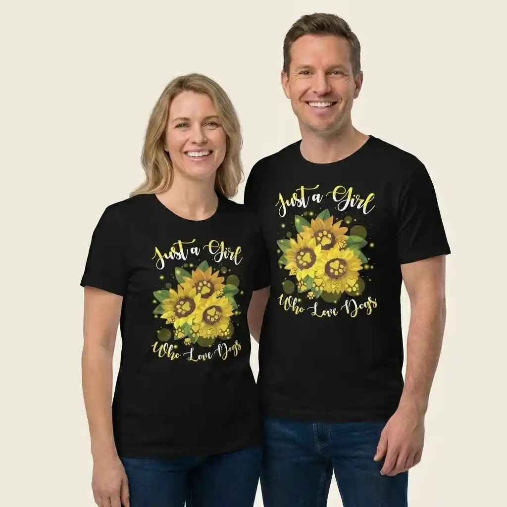 Just a Girl Who Loves Dogs T-Shirt