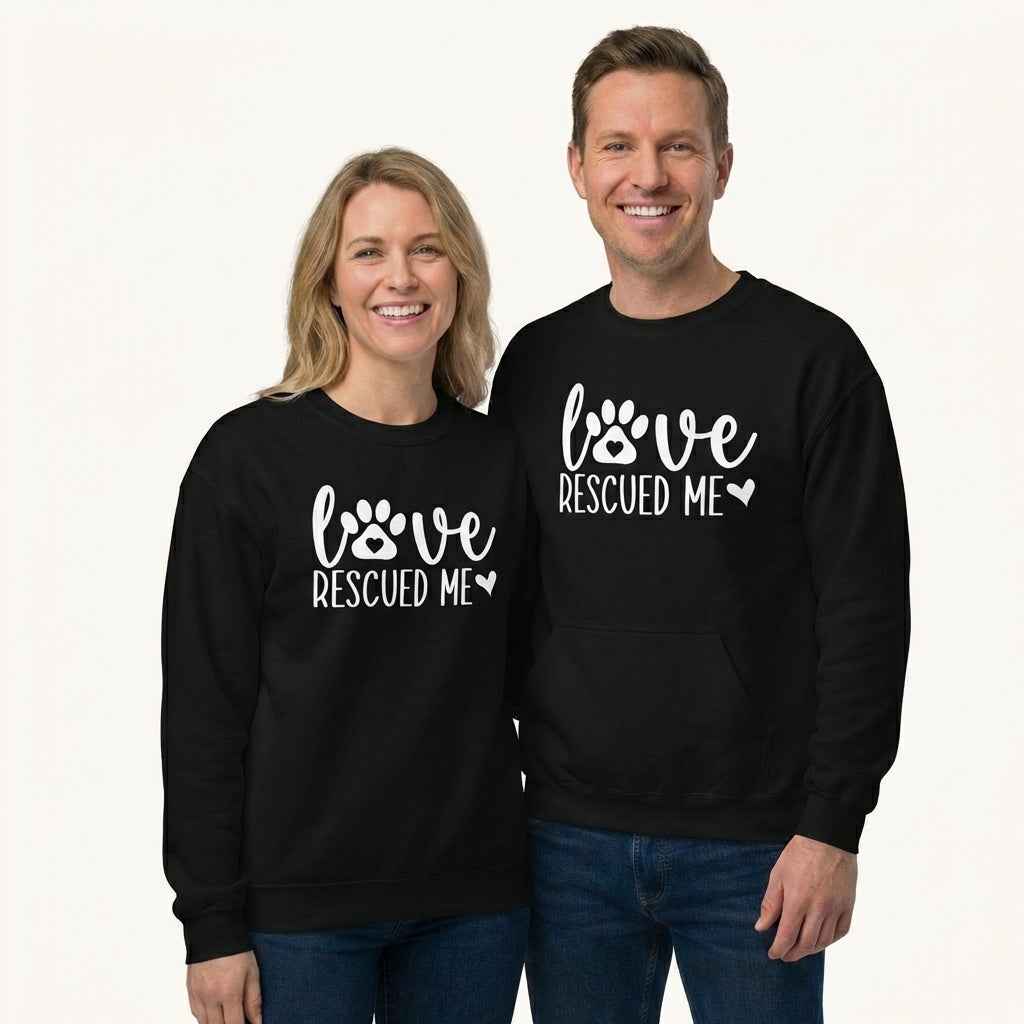 Love Rescued Me Unisex Sweatshirt