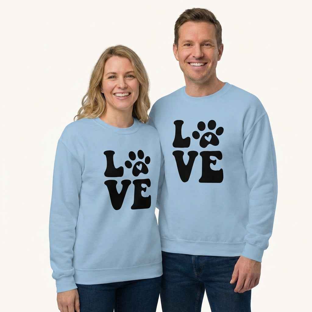 Love in Every Paw Print Sweatshirt