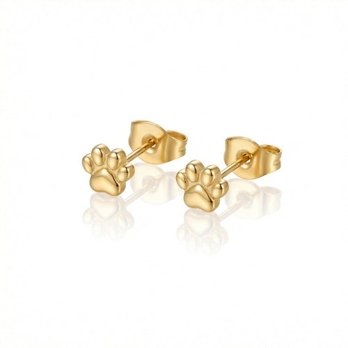 Dog Paw Print Earrings