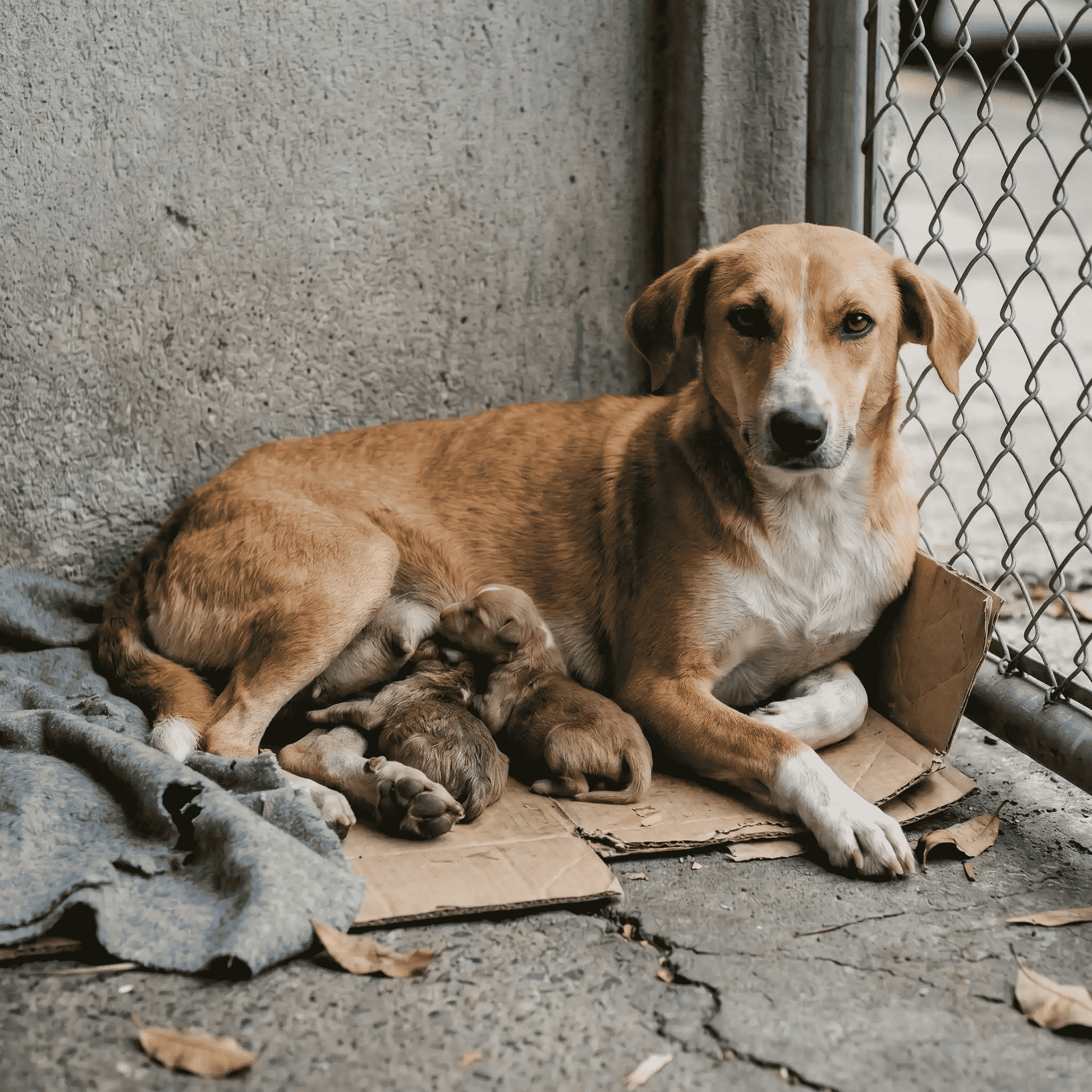 Your $9 supports Bella and her newborn puppies 🐾