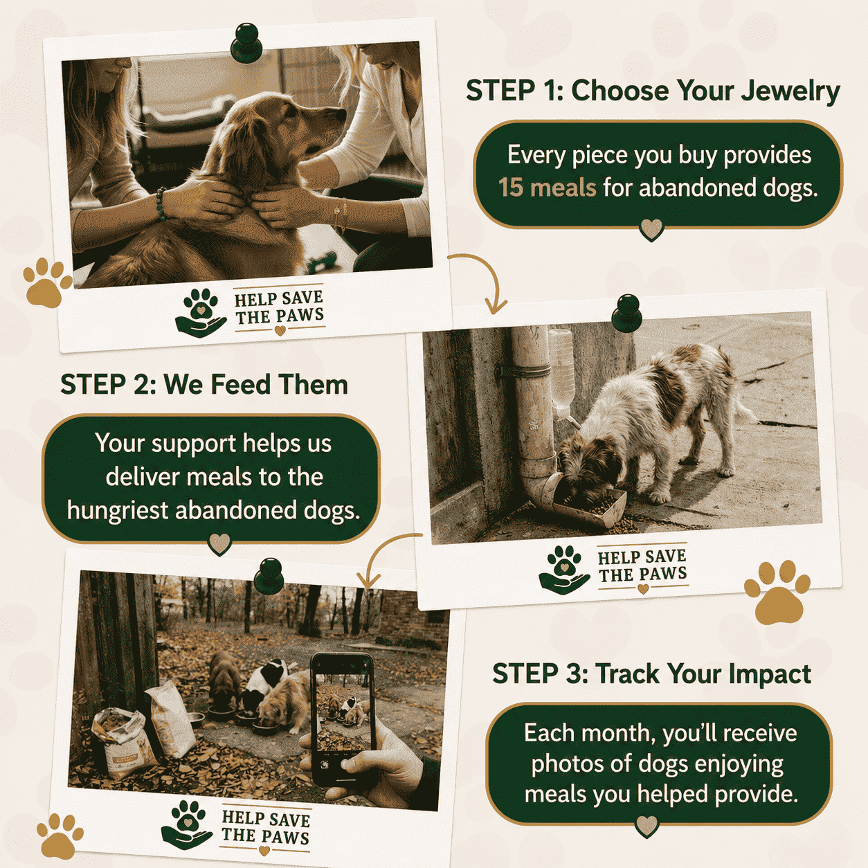 Forest Paw Bracelet