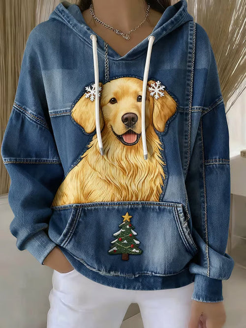 Retro Graphic Animal Sweatshirt