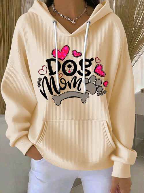 Casual Dog Mom Hoodie
