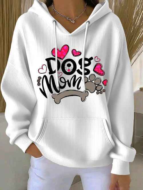 Casual Dog Mom Hoodie