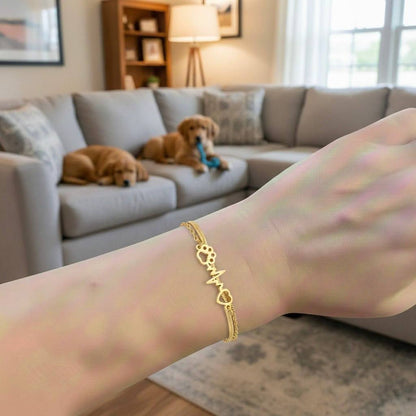 Free Heartbeat Love Bracelet