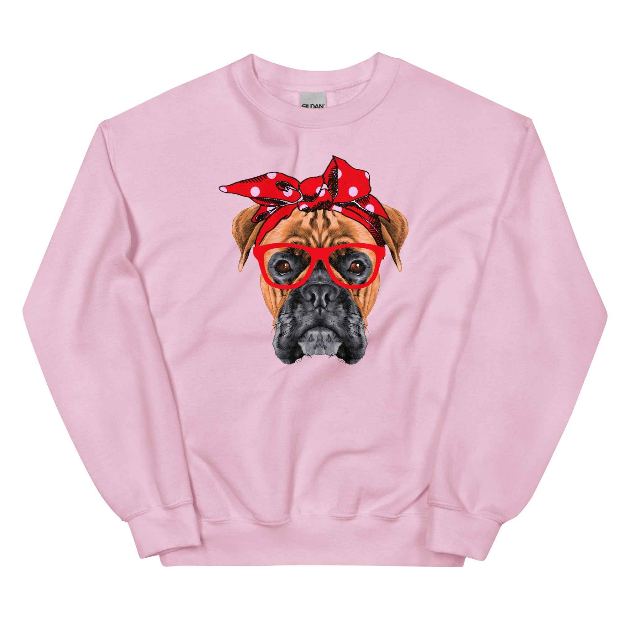 Boxer Mom Cute Face Unisex Sweatshirt