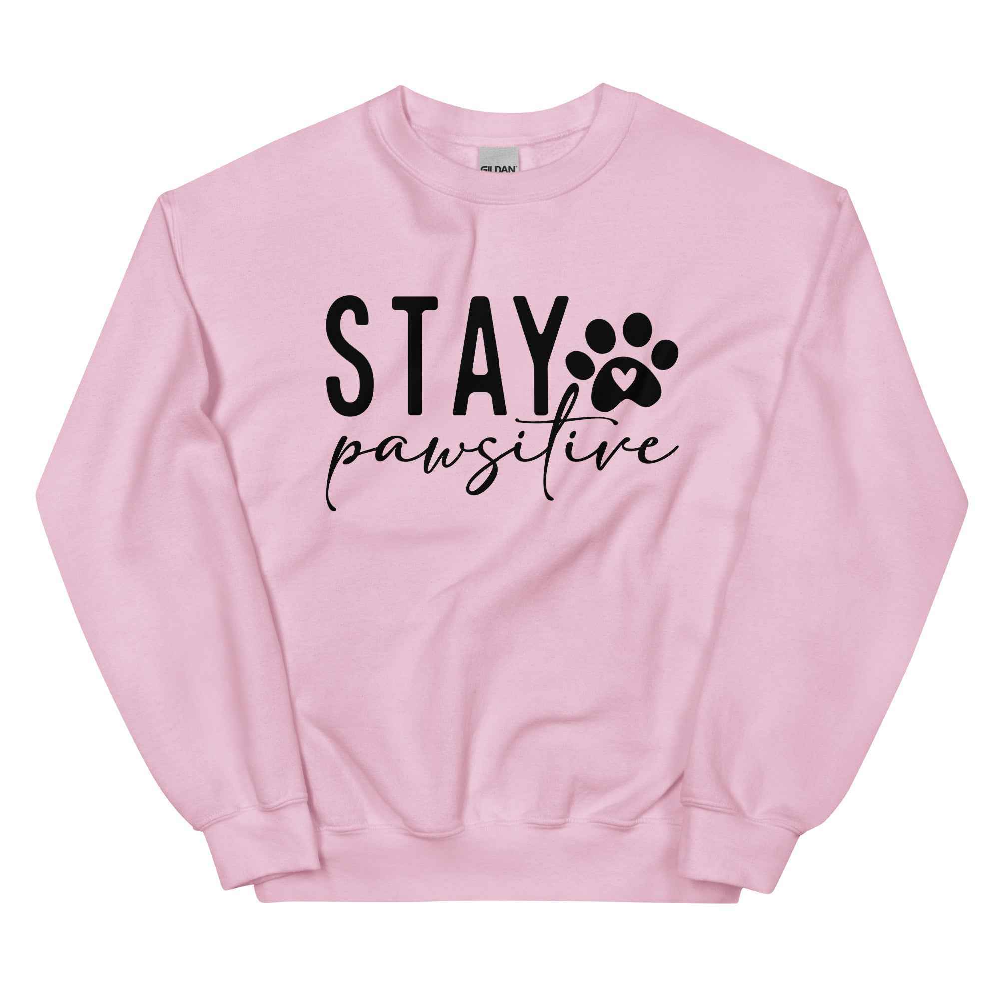 Stay Pawsitive Sweatshirt for Dog Lovers