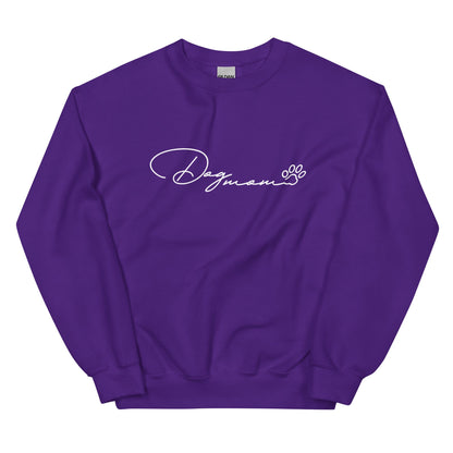 Dog Mom Paw Print Unisex Sweatshirt