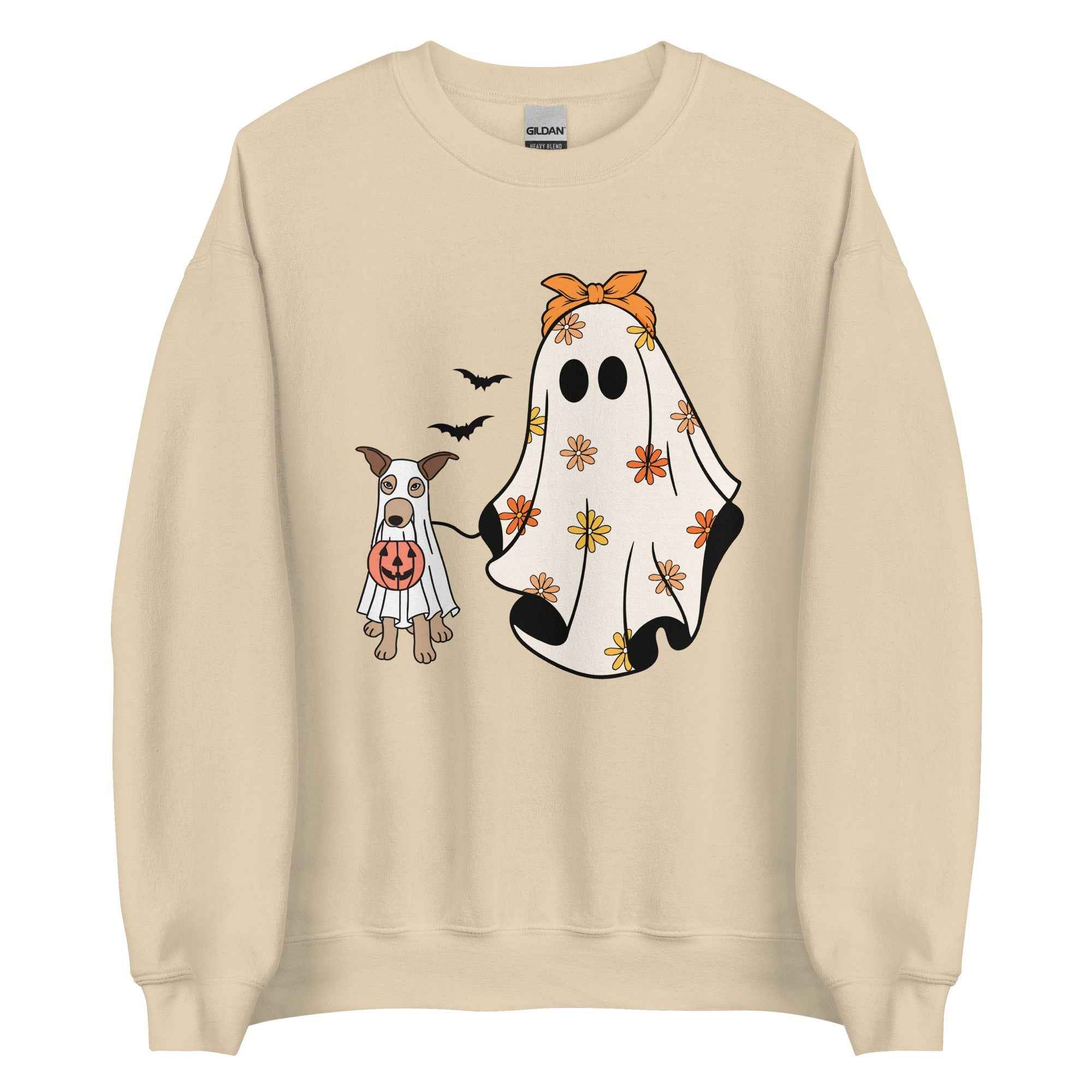 Halloween Trick or Treat Dog Lovers Unisex Sweatshirt