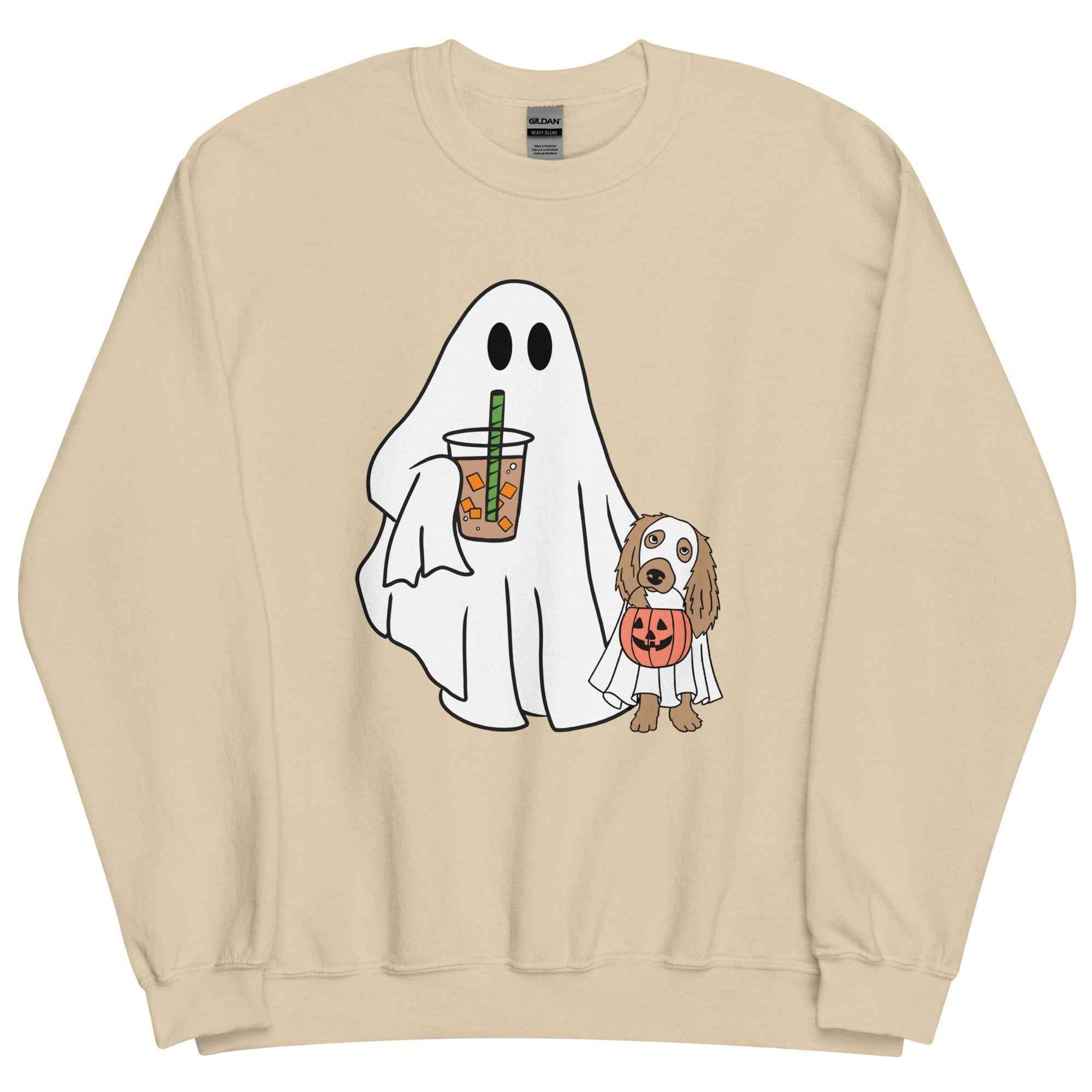 Halloween Trick or Treat Dog Lovers Unisex Sweatshirt
