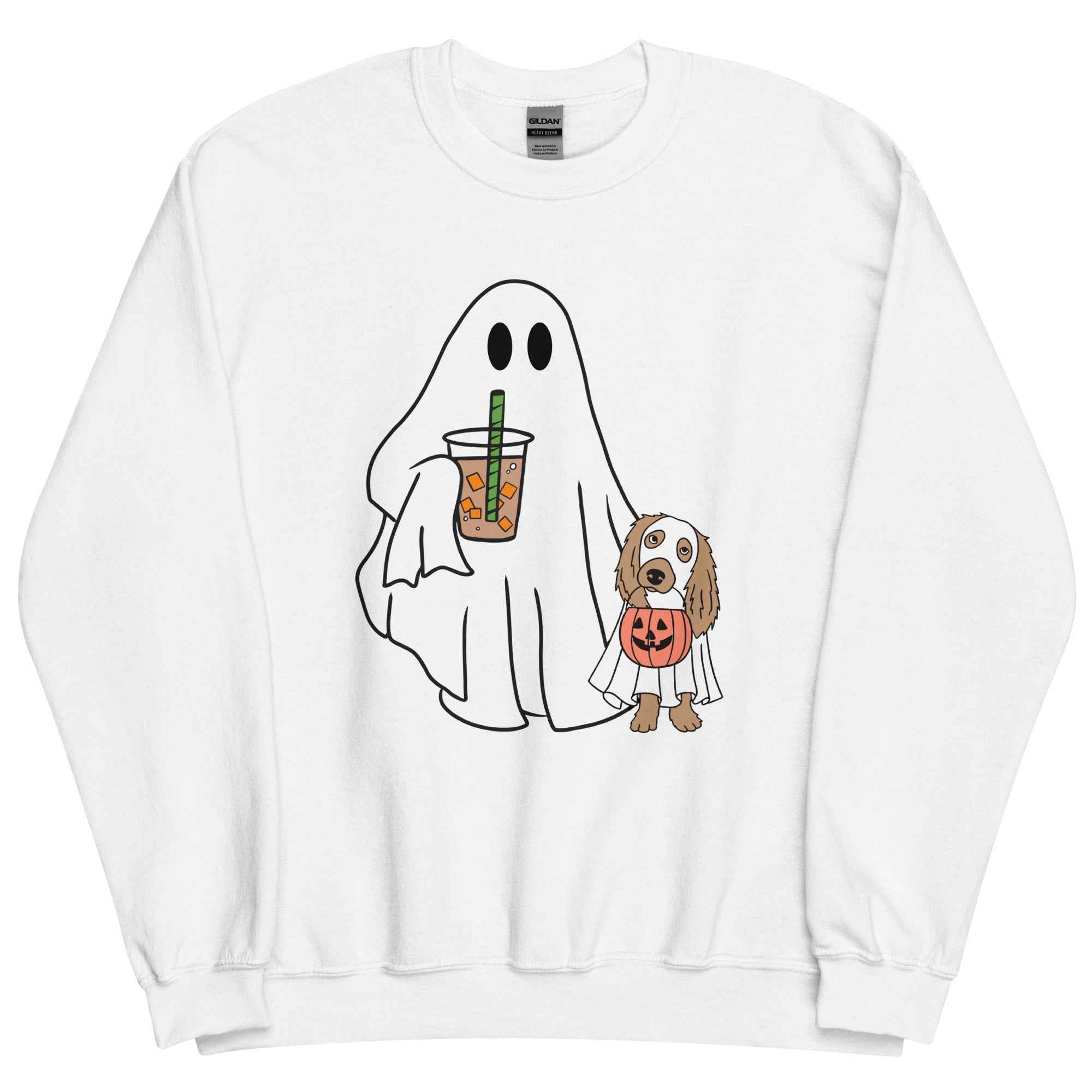 Halloween Trick or Treat Dog Lovers Unisex Sweatshirt