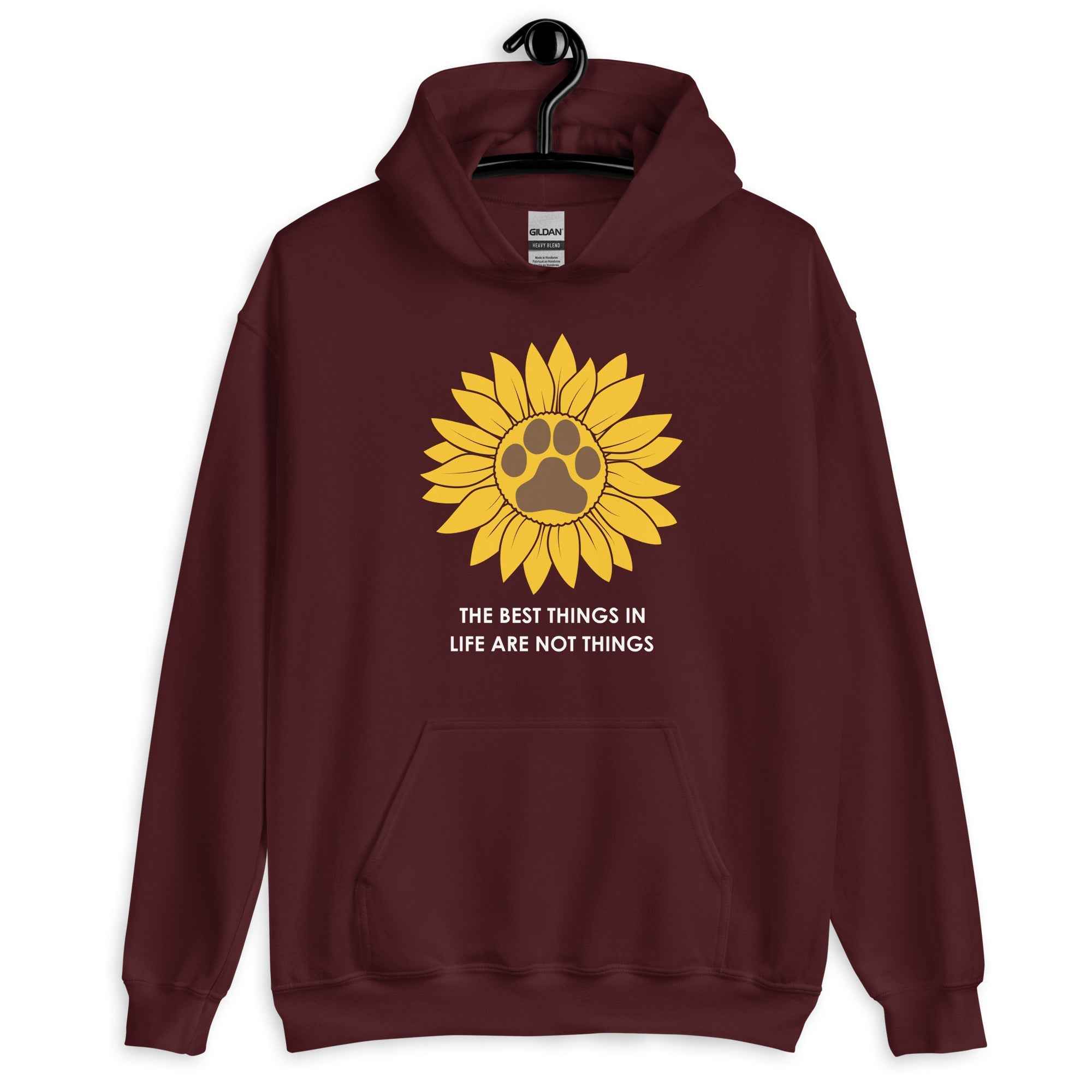 The Best Things in Life are Not Things Dog Lovers Hoodie