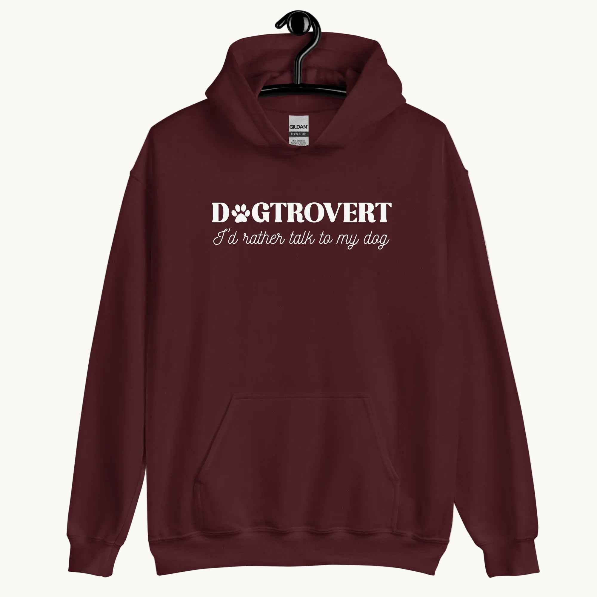 Dogtrovert I'd Rather Talk to My Dog Unisex Hoodie