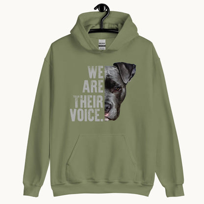 We are Their Voice Dog Rescue Hoodie