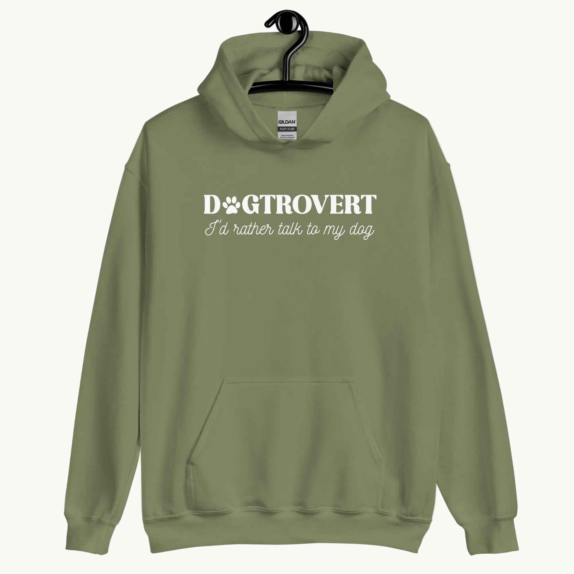 Dogtrovert I'd Rather Talk to My Dog Unisex Hoodie