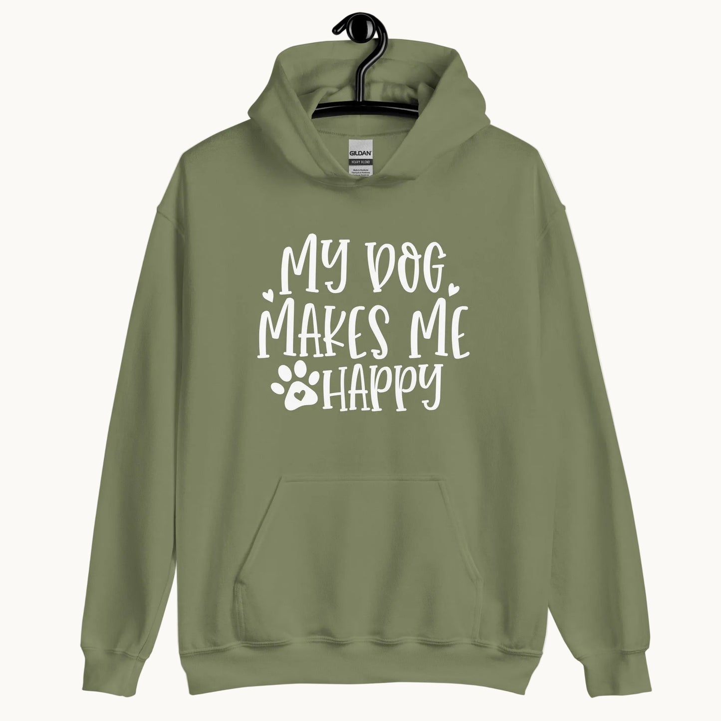 My Dog Makes Me Happy Dog Lovers Hoodie