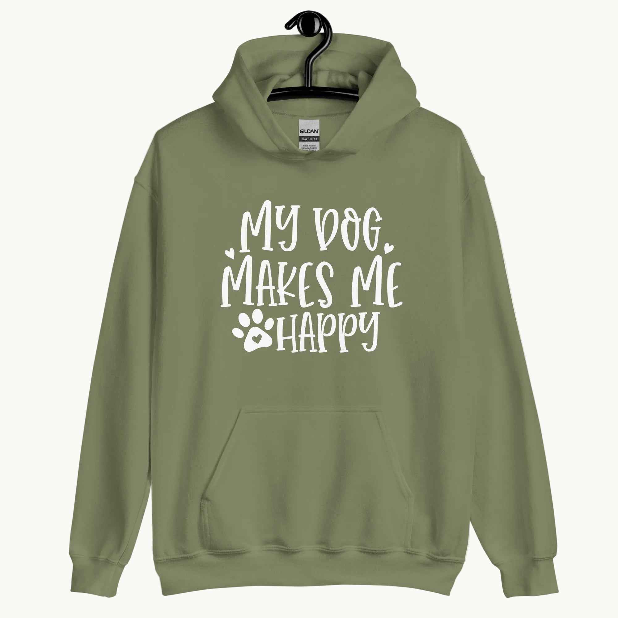 My Dog Makes Me Happy Dog Lovers Hoodie