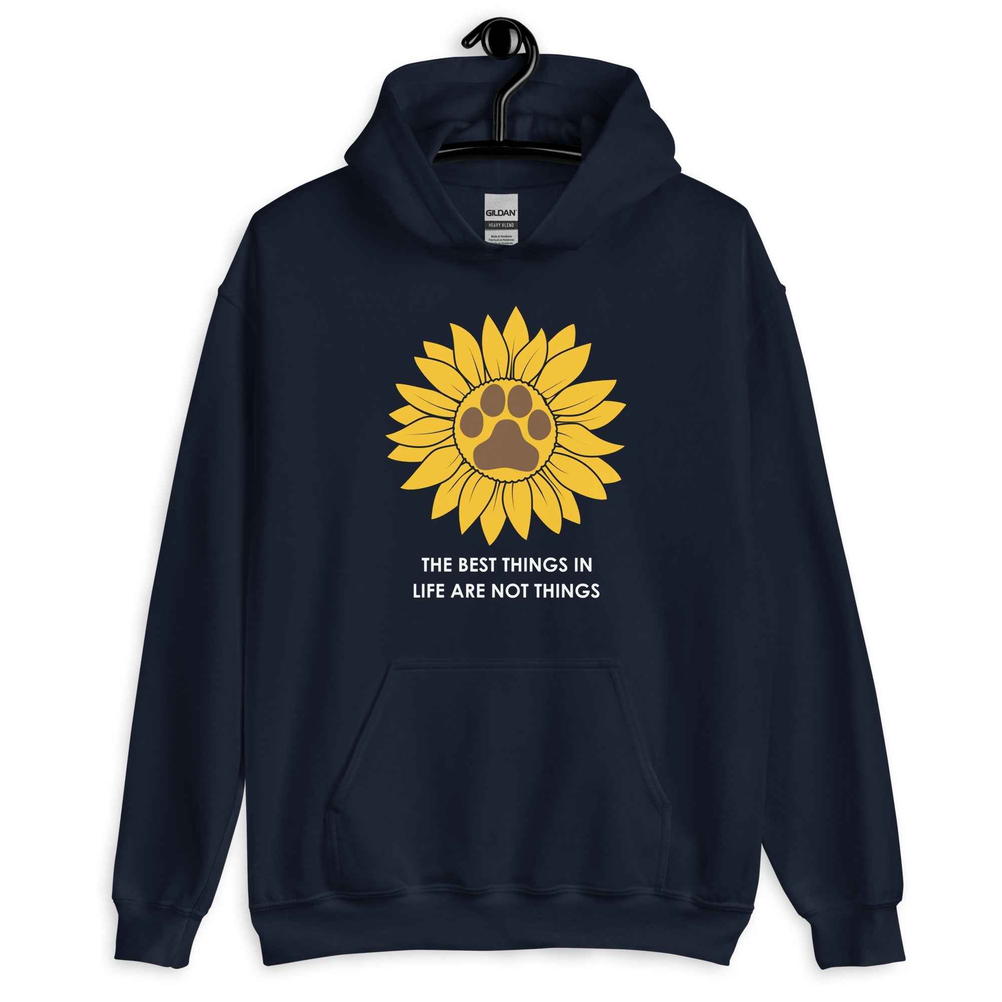 The Best Things in Life are Not Things Dog Lovers Hoodie