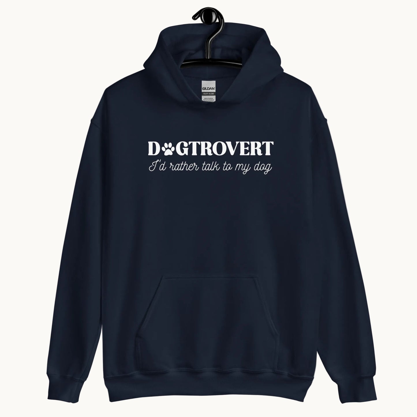 Dogtrovert I'd Rather Talk to My Dog Unisex Hoodie