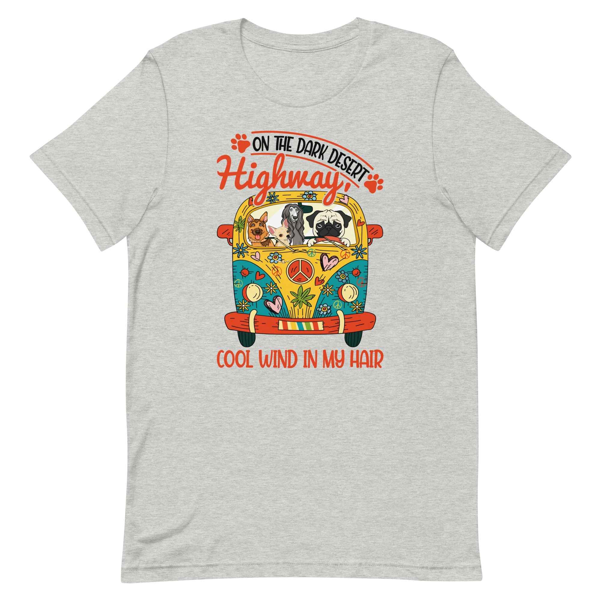 Dogs on Road Trip Dog Lovers T-Shirt