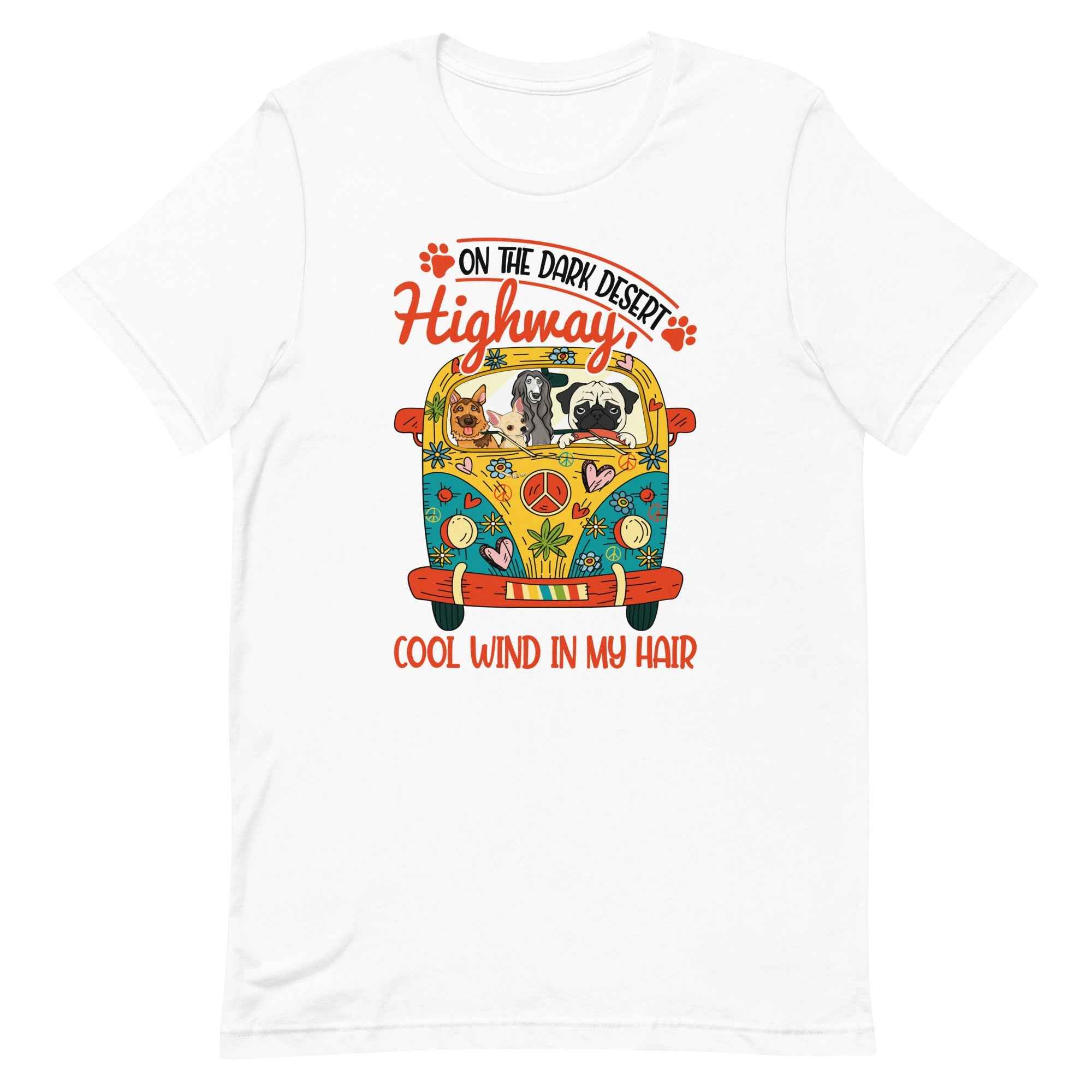 Dogs on Road Trip Dog Lovers T-Shirt